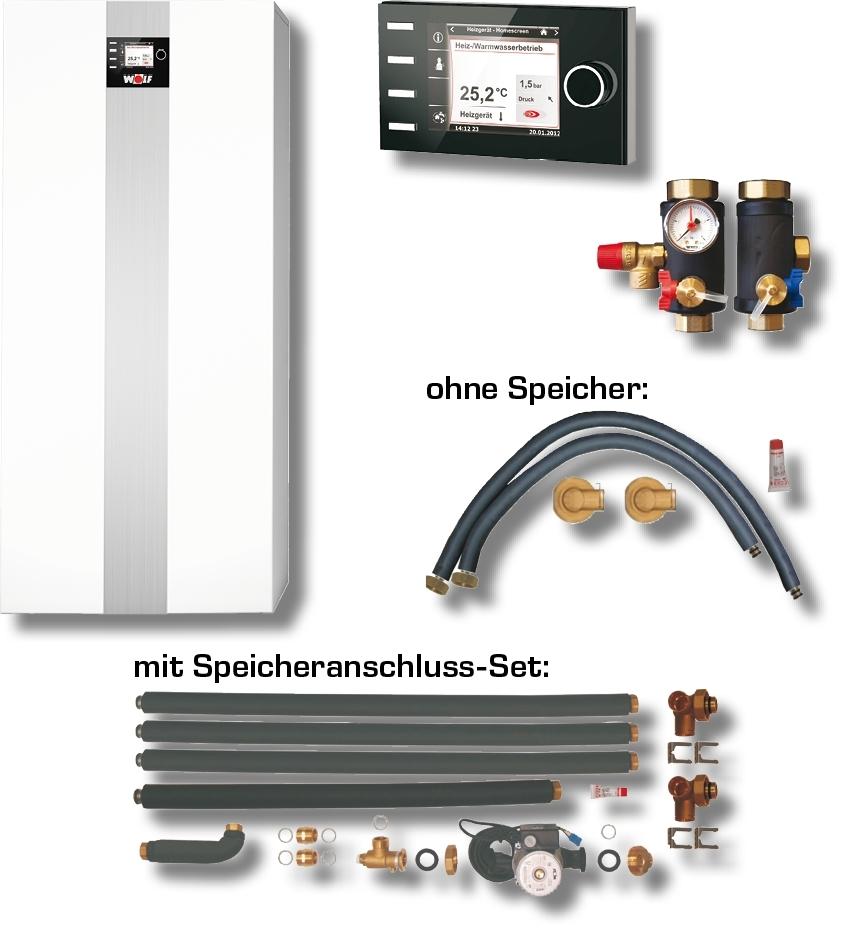 Gasbrennwertkessel-Pakete und Zubehör